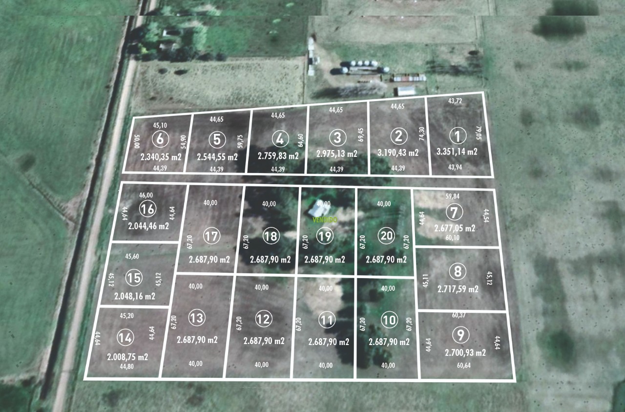 Chacras del Labrador – un campo cercano, precio lanzamiento, compra al costo – 17.000 U$S el lote