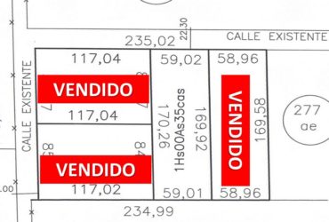 Lote de 1 ha, luz trifasica, alambres, escritura inmediata