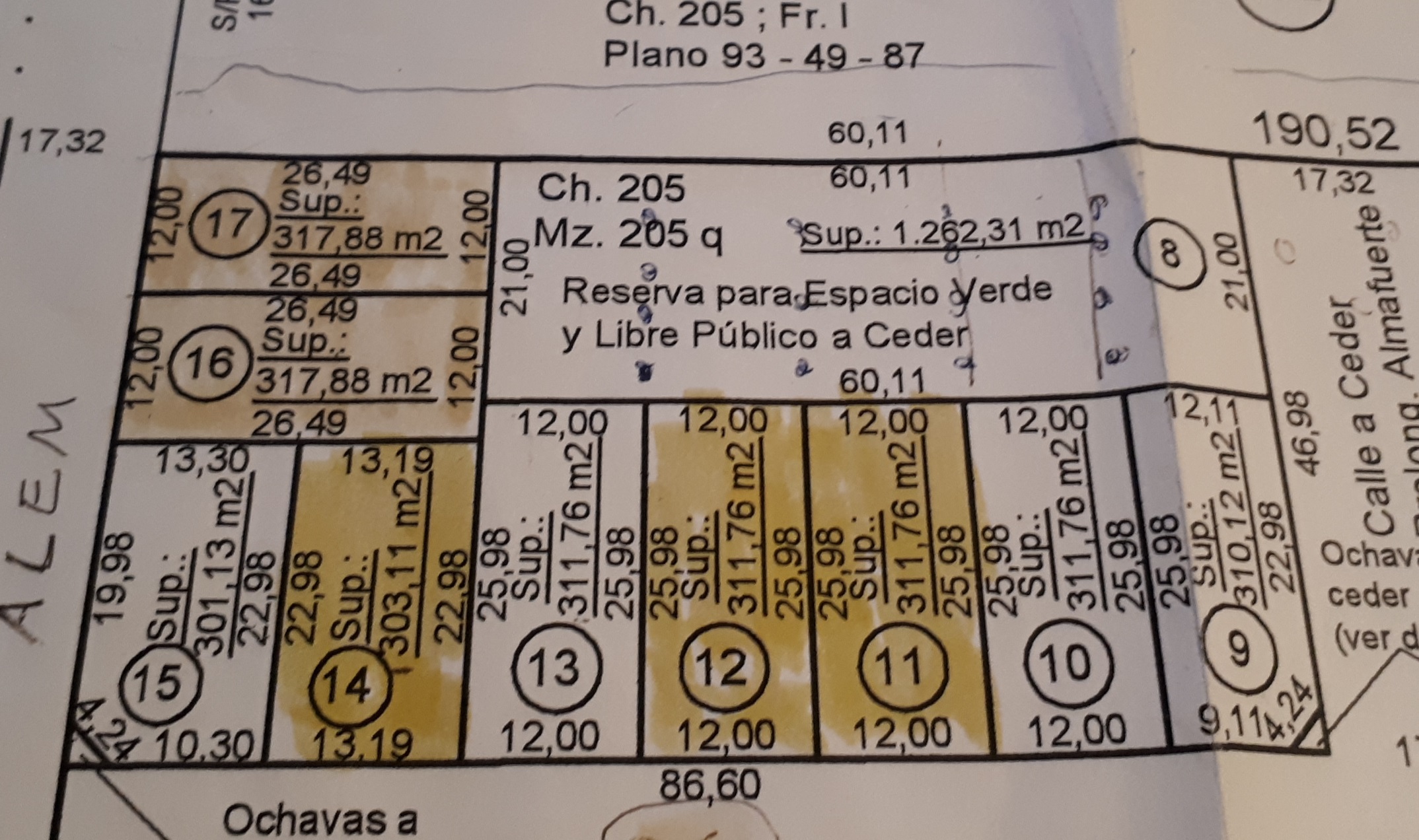 Lotes en Saladillo listos para escriturar