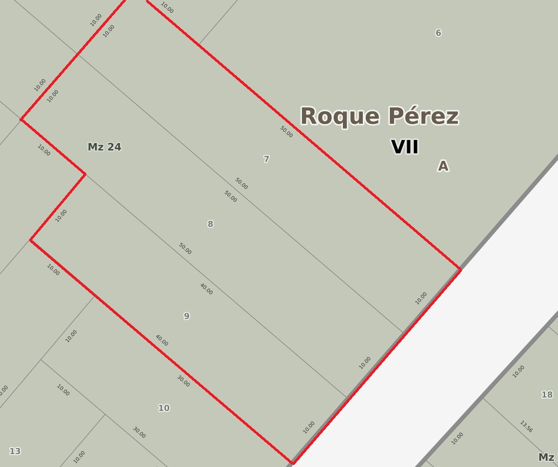 -VENDIDO -3 lotes en bloque en Carlos Beguerie (1400 m2)